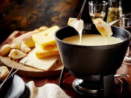 FONDUE SAVOYARDE POUR 1 PETIT MANGEUR (environ 200g)