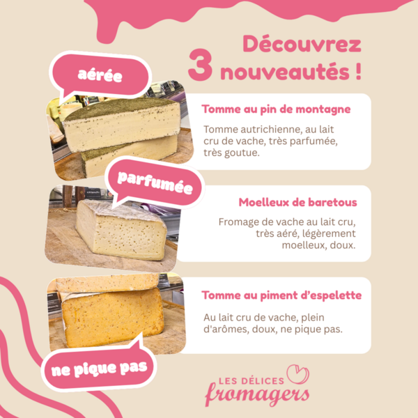Trois fromages à découvrir vite 🧀✨