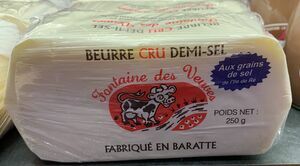 1/2 LIVRE DE BEURRE DEMI-SEL