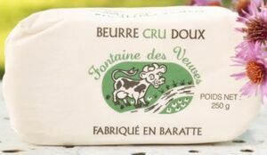 1/2 LIVRE DE BEURRE CRU